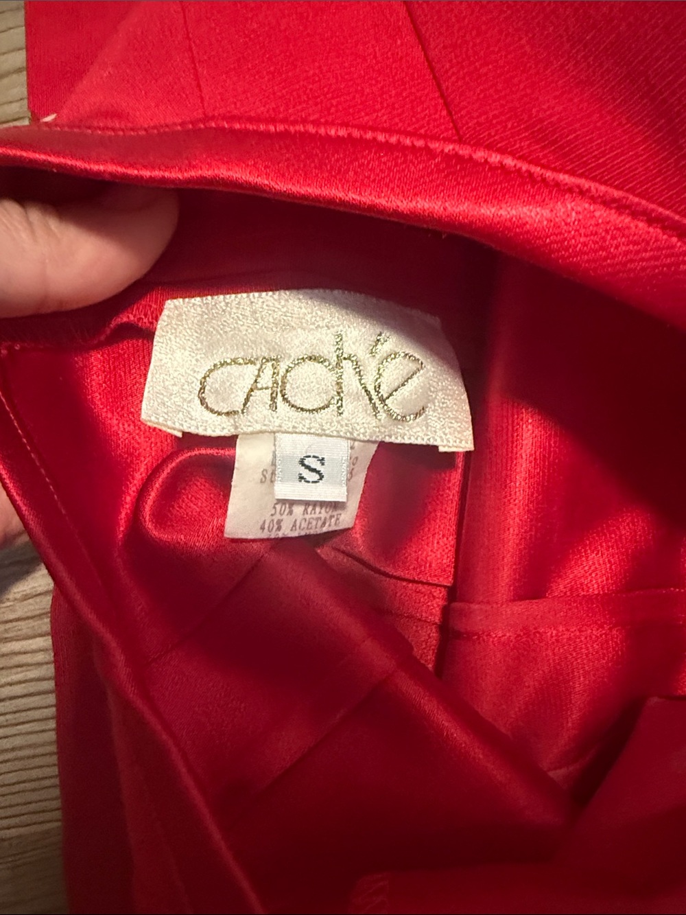 Cache Red Mini Dress with Open Back - Picture 3 of 3